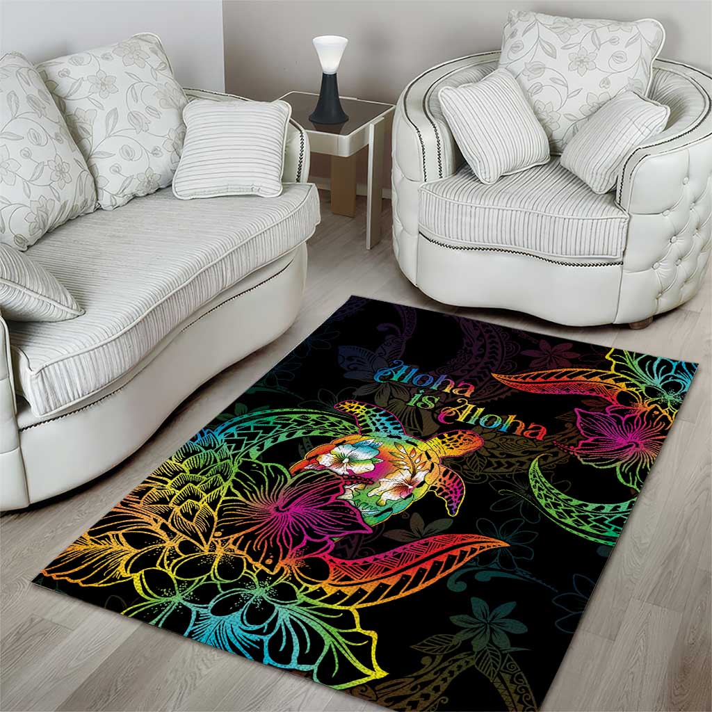 Hawaii Pride Area Rug Aloha Is Aloha