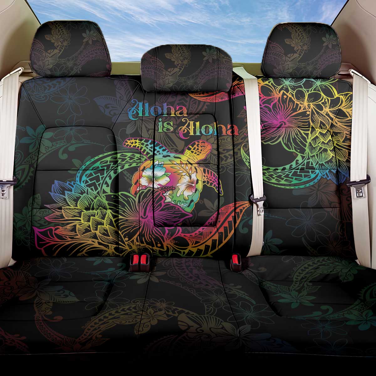 Hawaii Pride Back Car Seat Cover Aloha Is Aloha