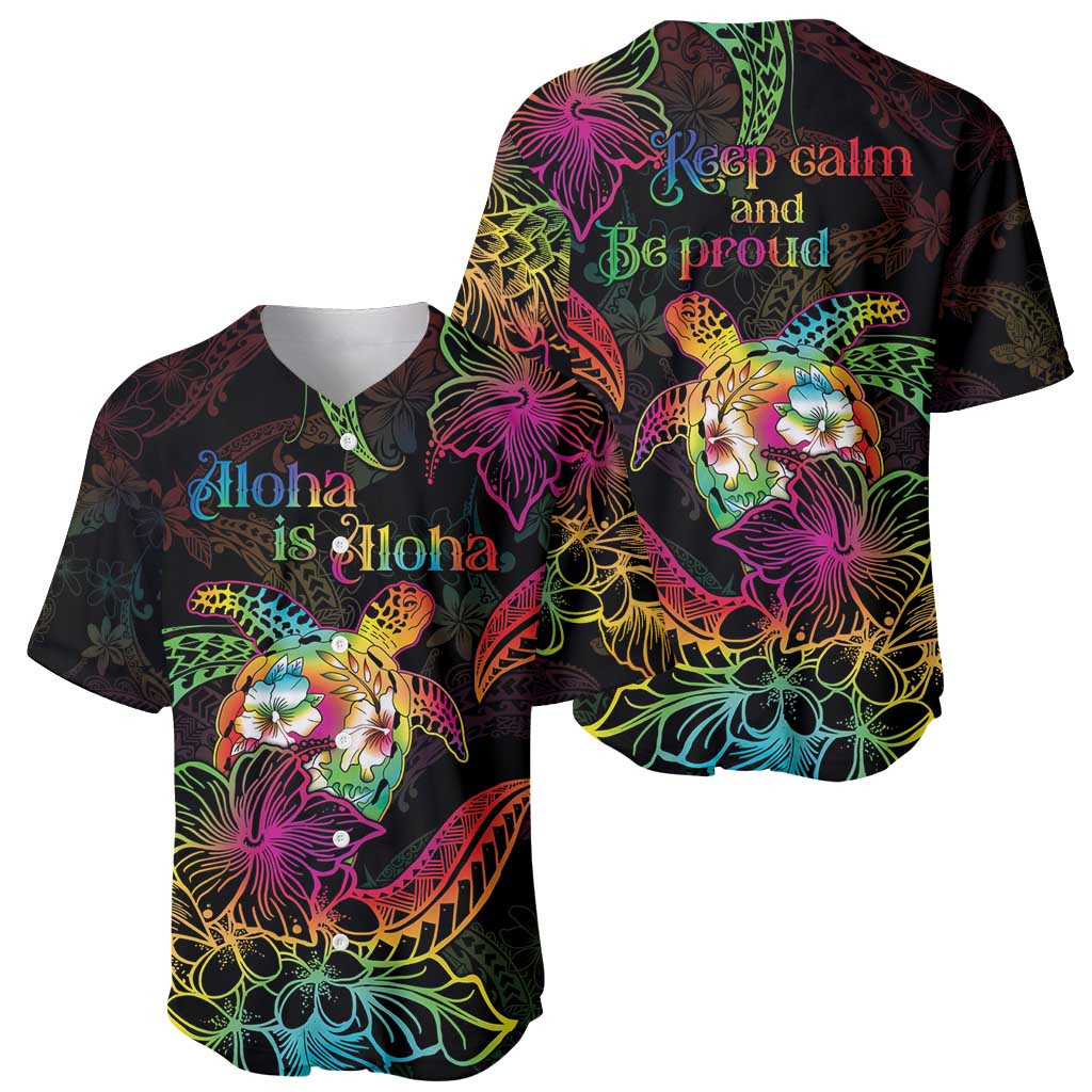 Hawaii Pride Baseball Jersey Aloha Is Aloha