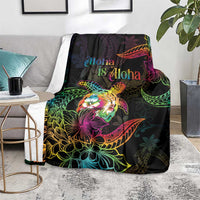 Hawaii Pride Blanket Aloha Is Aloha LT05 - Polynesian Pride