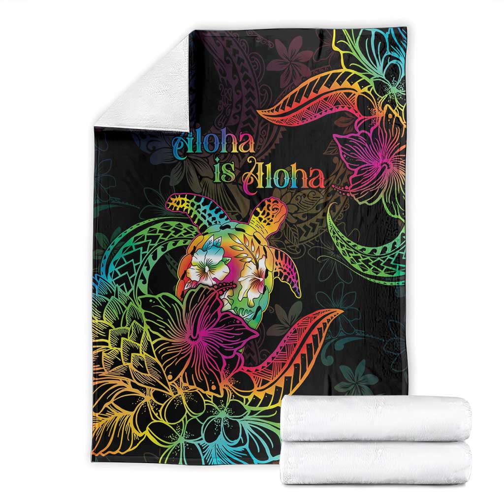 Hawaii Pride Blanket Aloha Is Aloha LT05 - Polynesian Pride
