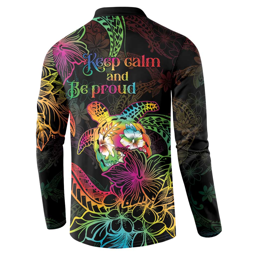 Hawaii Pride Button Sweatshirt Aloha Is Aloha LT05 - Polynesian Pride