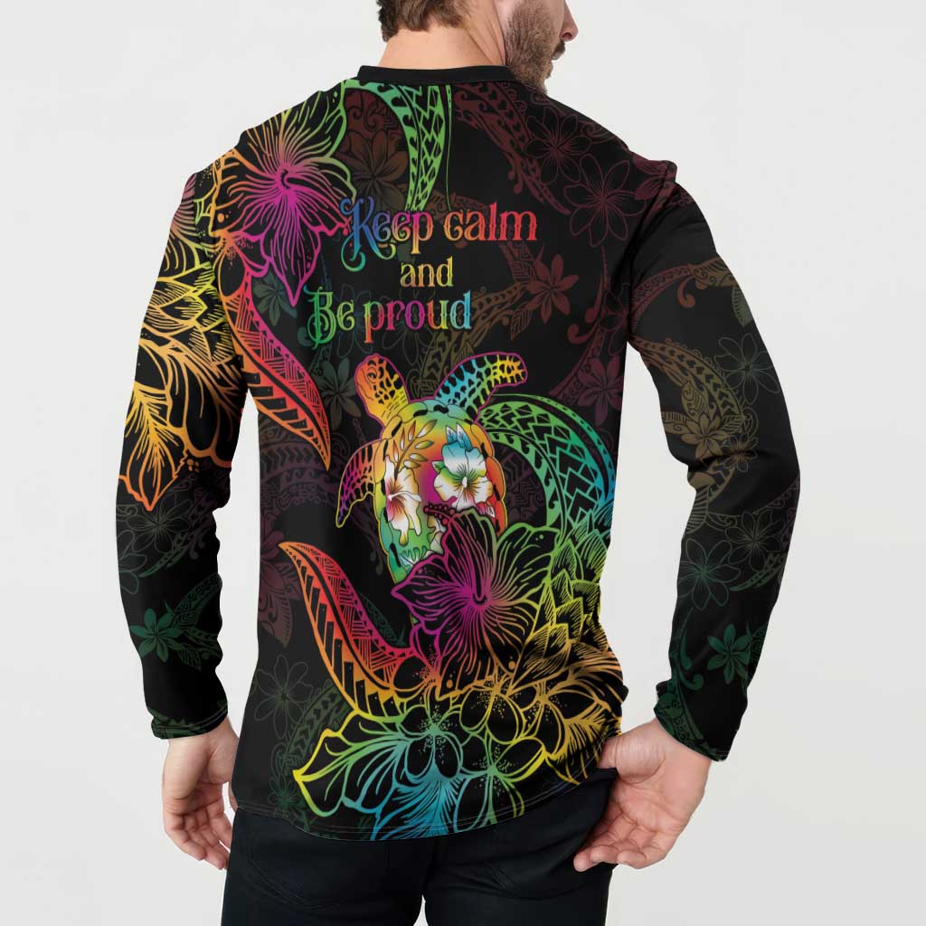 Hawaii Pride Button Sweatshirt Aloha Is Aloha LT05 - Polynesian Pride
