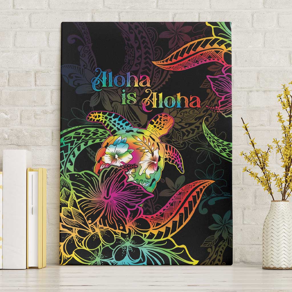 Hawaii Pride Canvas Wall Art Aloha Is Aloha LT05 Without Frame Colorful - Polynesian Pride