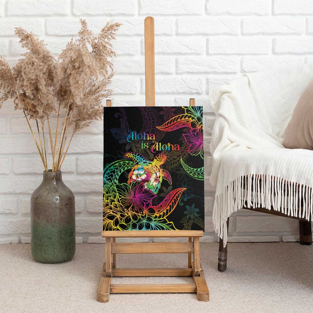 Hawaii Pride Canvas Wall Art Aloha Is Aloha LT05 - Polynesian Pride