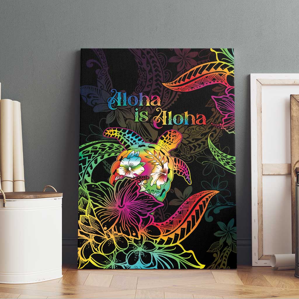Hawaii Pride Canvas Wall Art Aloha Is Aloha LT05 - Polynesian Pride