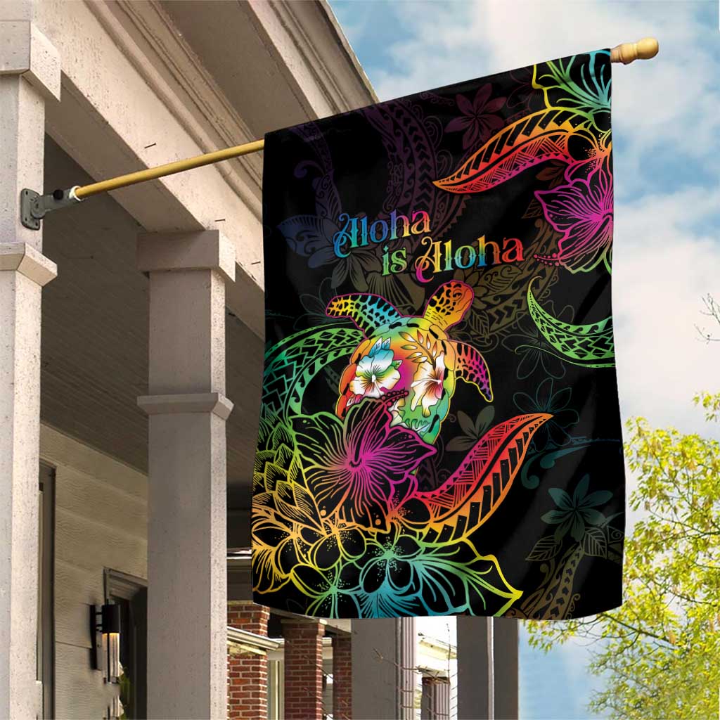 Hawaii Pride Garden Flag Aloha Is Aloha