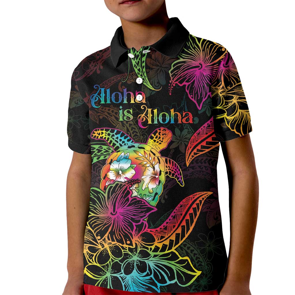 Hawaii Pride Kid Polo Shirt Aloha Is Aloha