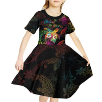 Hawaii Pride Kid Short Sleeve Dress Aloha Is Aloha LT05 - Polynesian Pride
