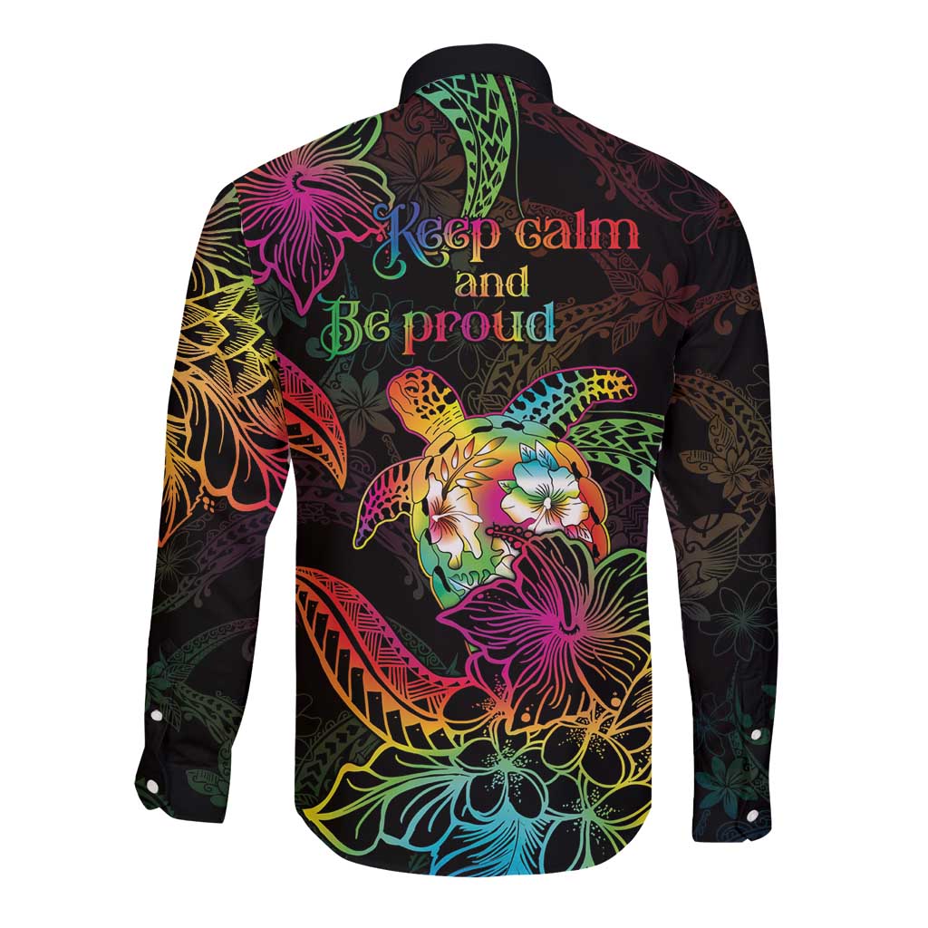 Hawaii Pride Long Sleeve Button Shirt Aloha Is Aloha LT05 - Polynesian Pride