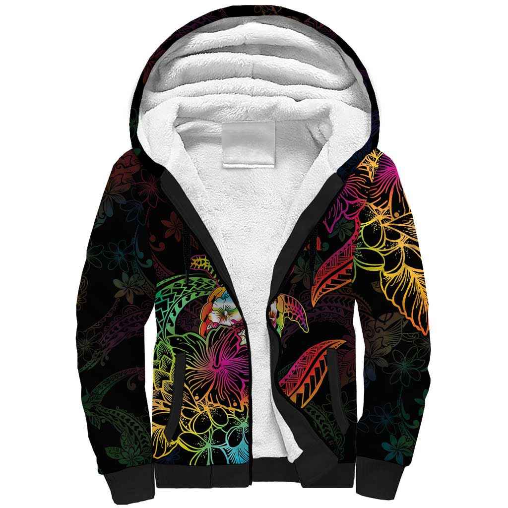 Hawaii Pride Sherpa Hoodie Aloha Is Aloha LT05 Unisex Colorful - Polynesian Pride