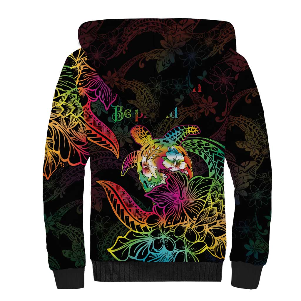 Hawaii Pride Sherpa Hoodie Aloha Is Aloha LT05 - Polynesian Pride