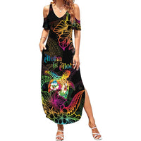 Hawaii Pride Summer Maxi Dress Aloha Is Aloha