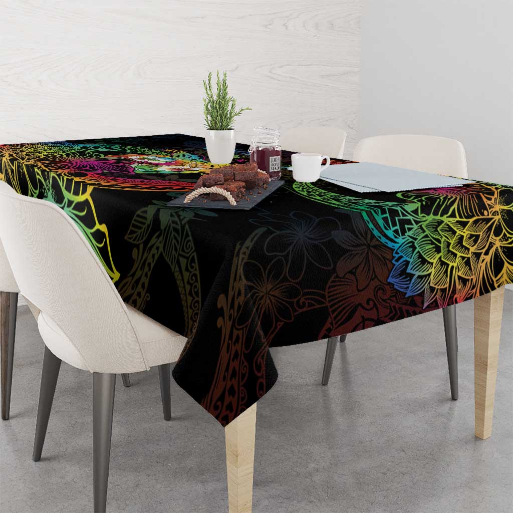 Hawaii Pride Tablecloth Aloha Is Aloha LT05 - Polynesian Pride