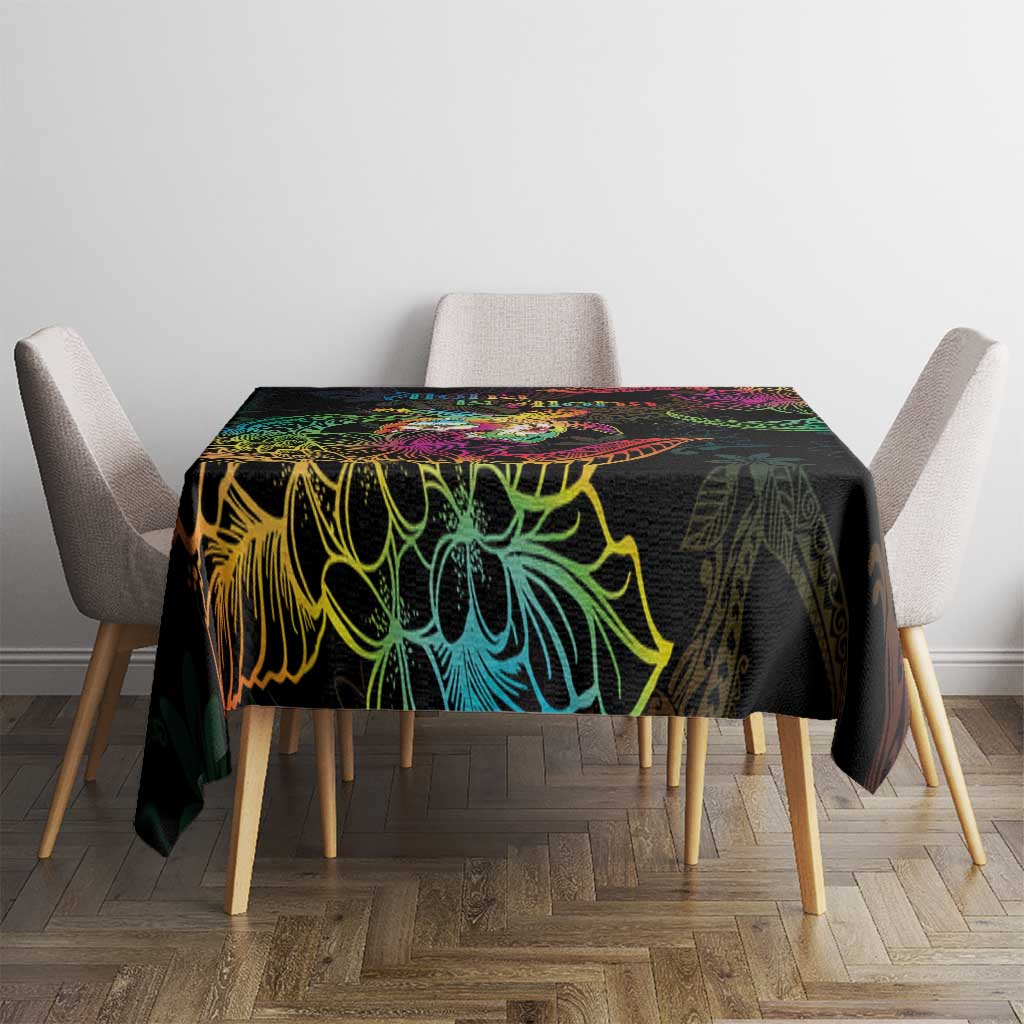 Hawaii Pride Tablecloth Aloha Is Aloha LT05 - Polynesian Pride