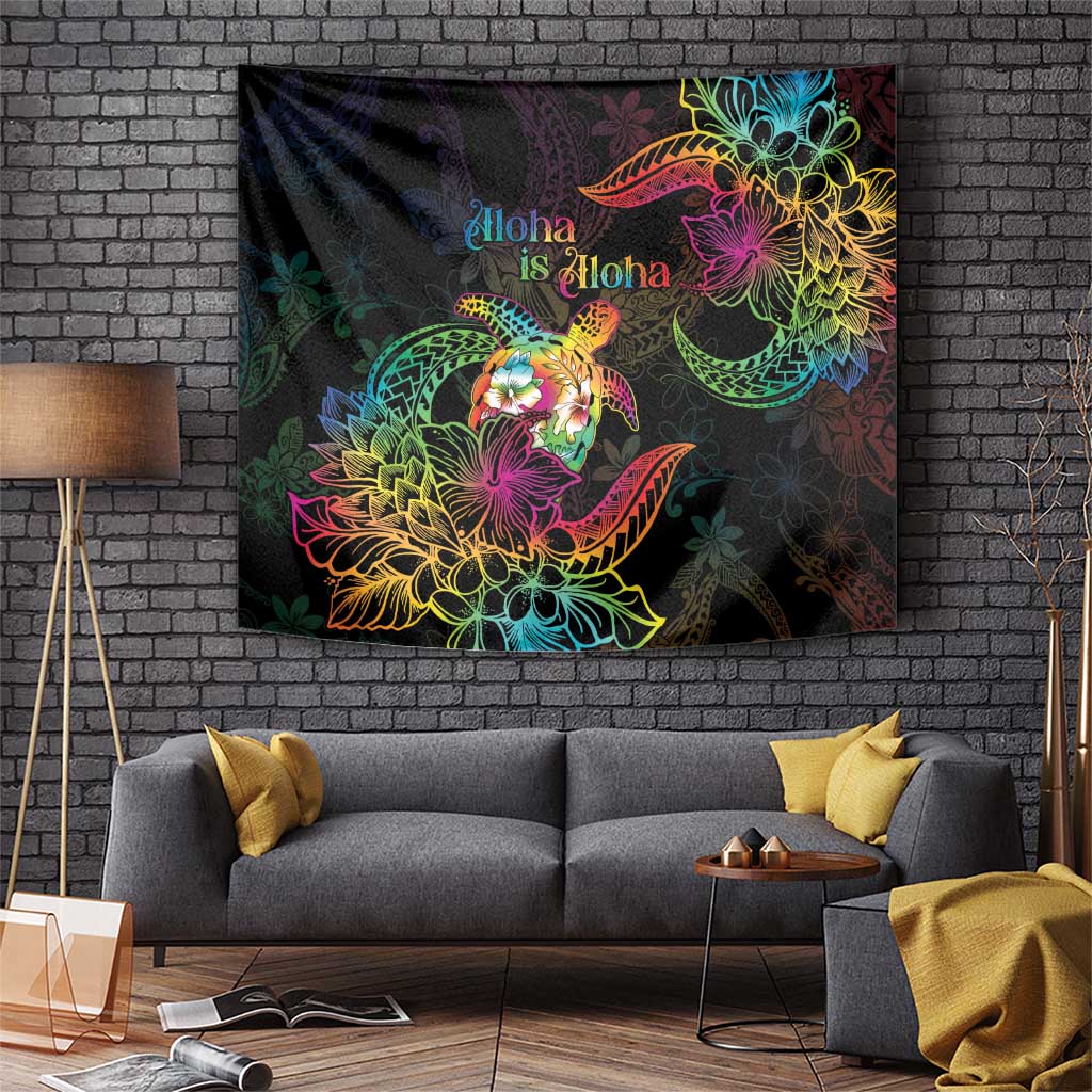 Hawaii Pride Tapestry Aloha Is Aloha
