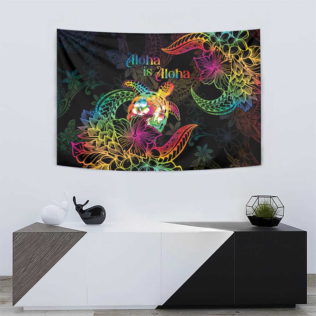 Hawaii Pride Tapestry Aloha Is Aloha