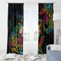 Hawaii Pride Window Curtain Aloha Is Aloha LT05 - Polynesian Pride