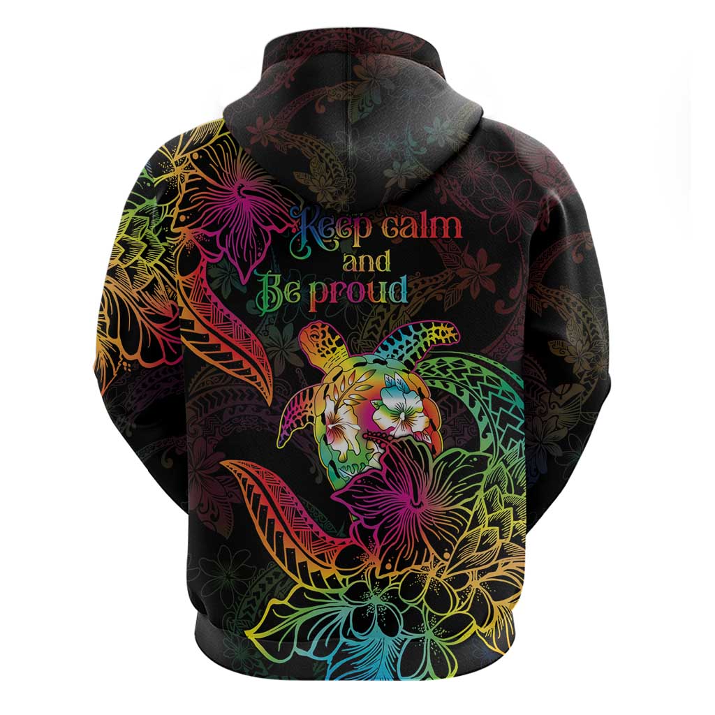 Hawaii Pride Zip Hoodie Aloha Is Aloha