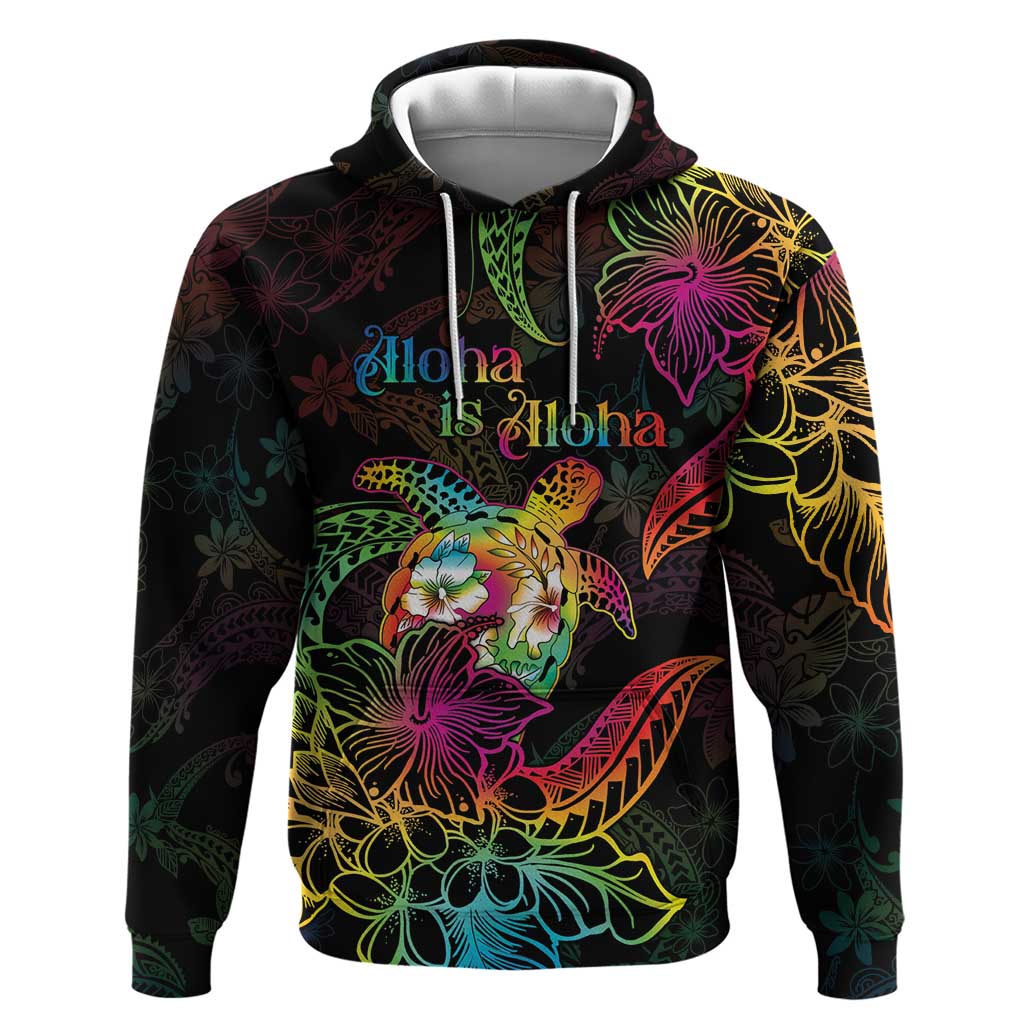 Hawaii Pride Zip Hoodie Aloha Is Aloha