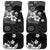 Hawaii Tapa Pattern With Black Hibiscus Car Mats