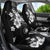 Hawaii Tapa Pattern With Black Hibiscus Car Seat Cover