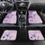 Hawaii Tapa Pattern With Violet Hibiscus Car Mats