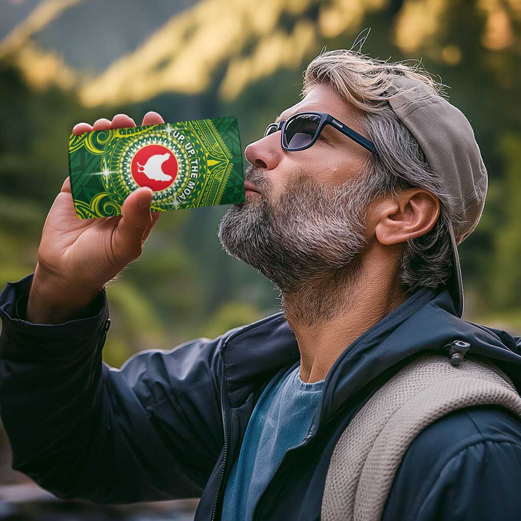 Personalized American Samoa Manua Cession Day 4 in 1 Can Cooler Tumbler Up Up The Moa