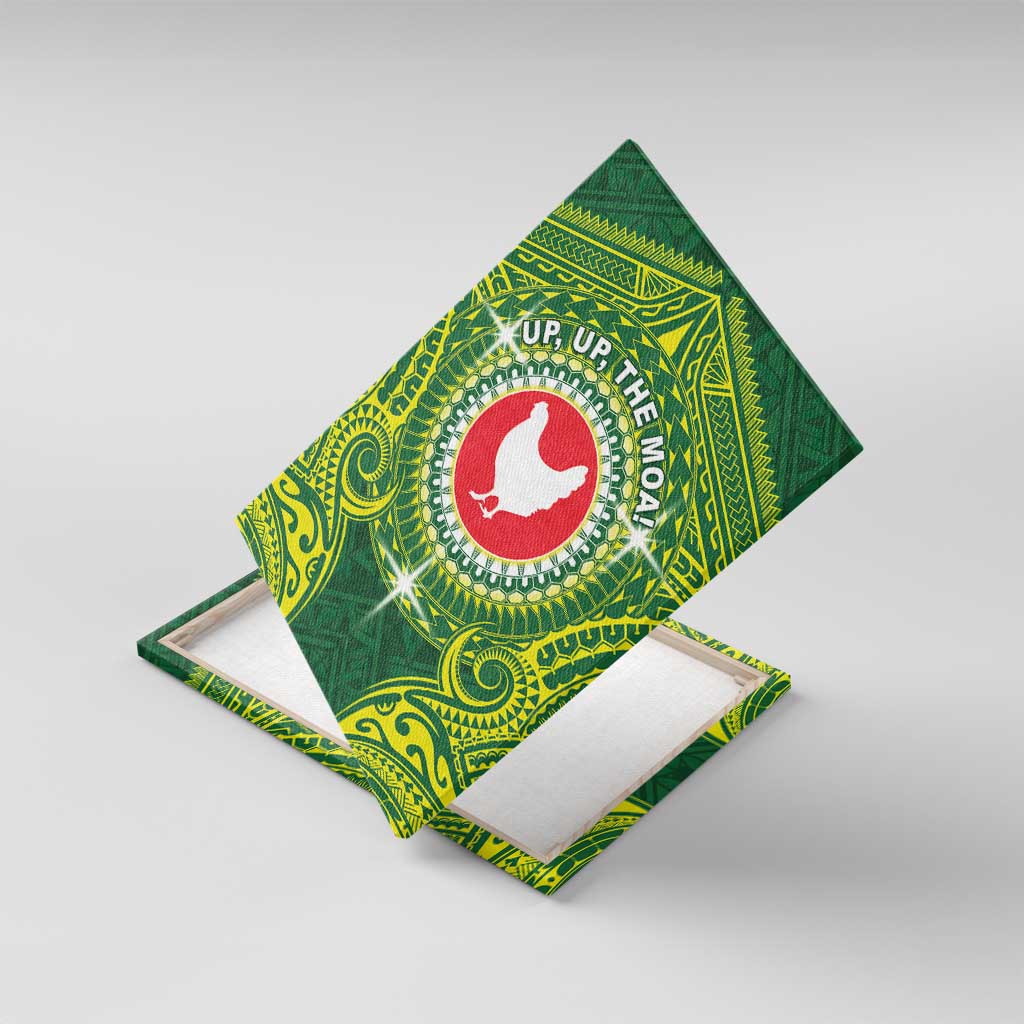 American Samoa Manua Cession Day Canvas Wall Art Up Up The Moa