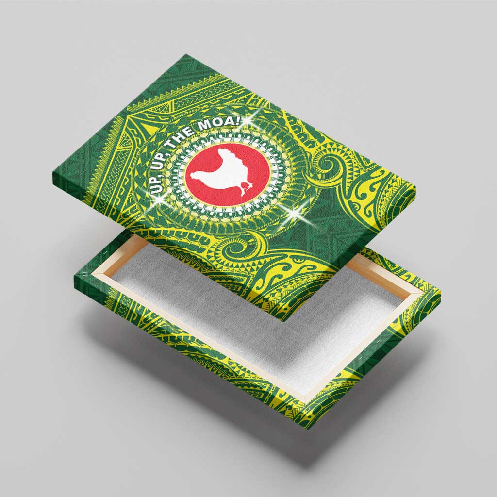 American Samoa Manua Cession Day Canvas Wall Art Up Up The Moa