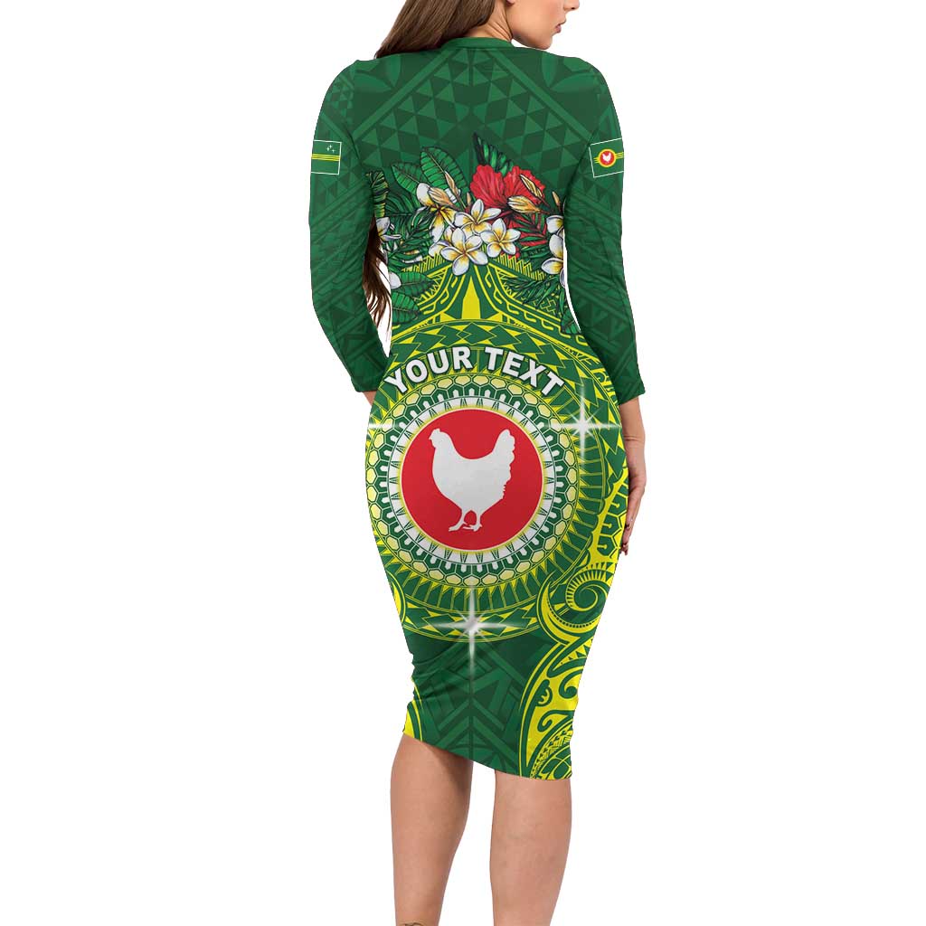Personalized American Samoa Manua Cession Day Family Matching Long Sleeve Bodycon Dress and Hawaiian Shirt Up Up The Moa