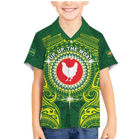 Personalized American Samoa Manua Cession Day Family Matching Mermaid Dress and Hawaiian Shirt Up Up The Moa