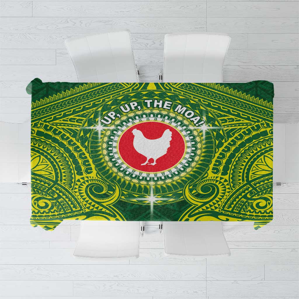 American Samoa Manua Cession Day Tablecloth Up Up The Moa