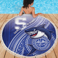 Samoana High School Beach Blanket Polynesian Tribal Shark LT05 - Polynesian Pride