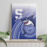 Samoana High School Canvas Wall Art Polynesian Tribal Shark LT05 - Polynesian Pride