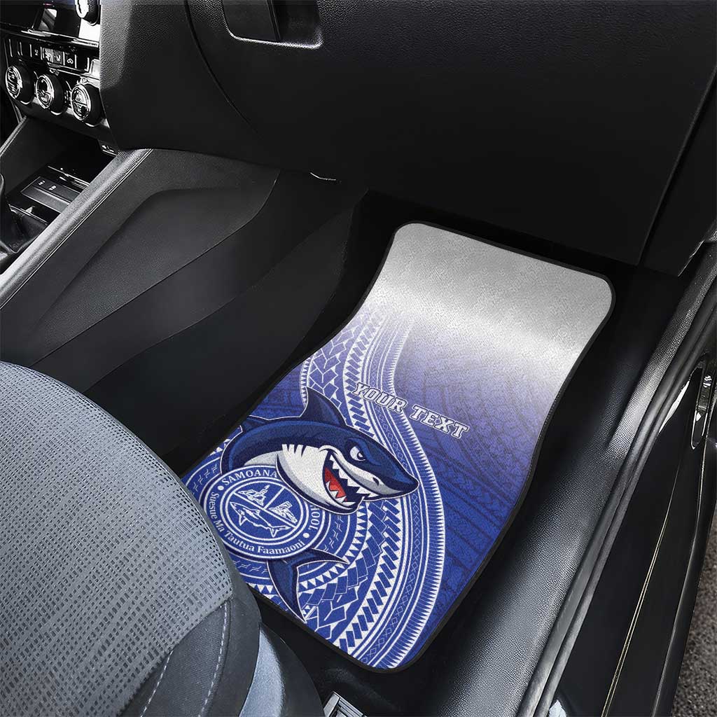 Samoana High School Car Mats Polynesian Tribal Shark LT05 - Polynesian Pride