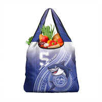 Samoana High School Grocery Bag Polynesian Tribal Shark LT05 1-pack One Size Blue - Polynesian Pride