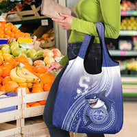 Samoana High School Grocery Bag Polynesian Tribal Shark LT05 - Polynesian Pride