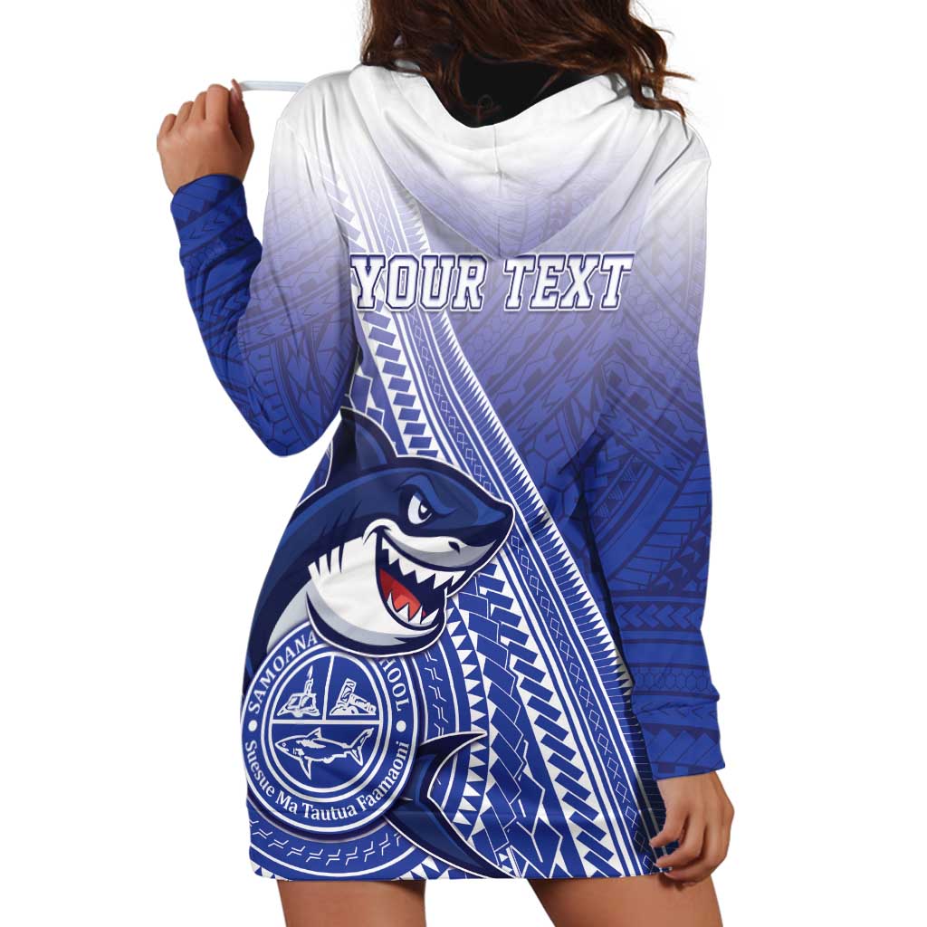Personalized Samoana High School Hoodie Dress Polynesian Tribal Shark LT05 - Polynesian Pride