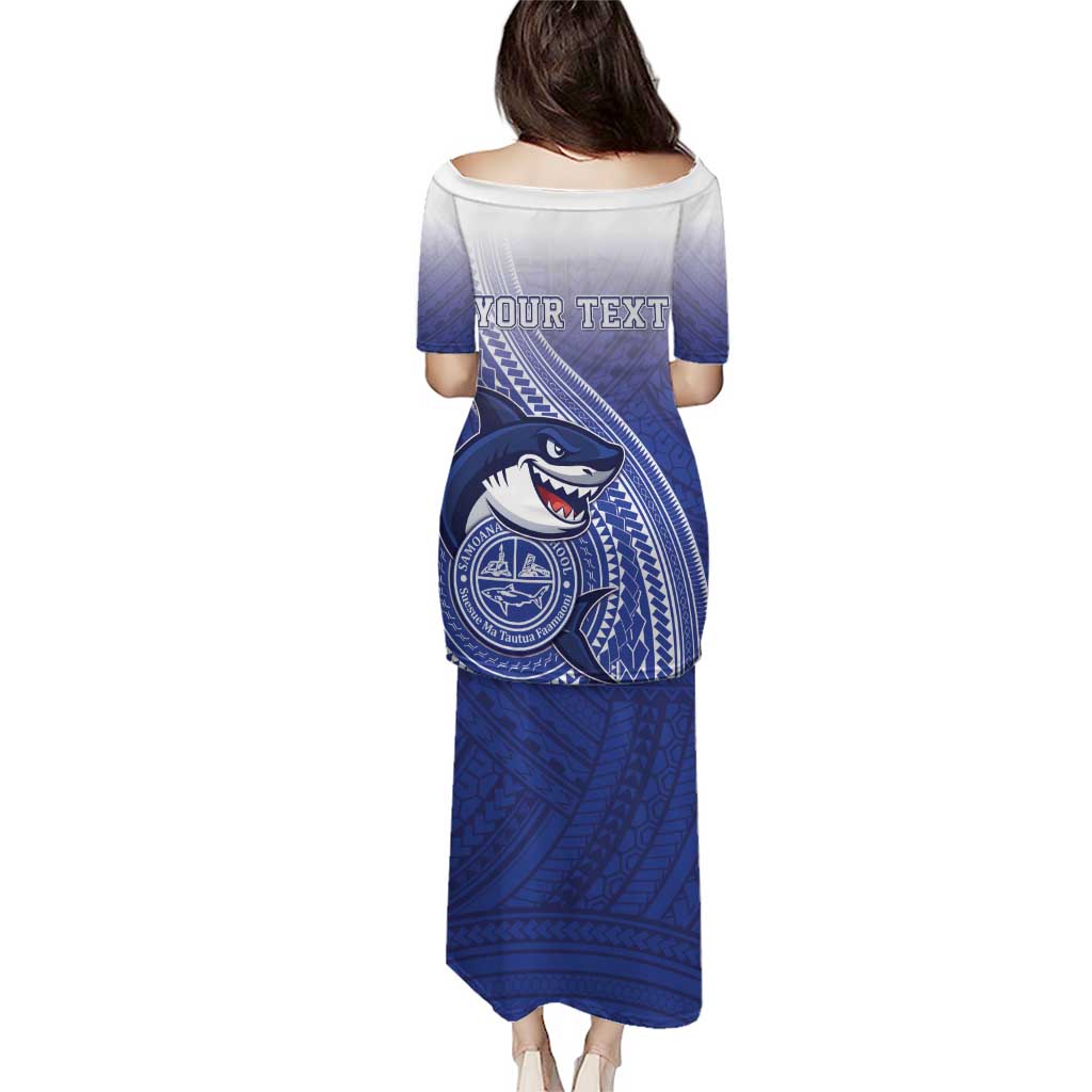 Personalized Samoana High School Puletasi Polynesian Tribal Shark LT05 - Polynesian Pride