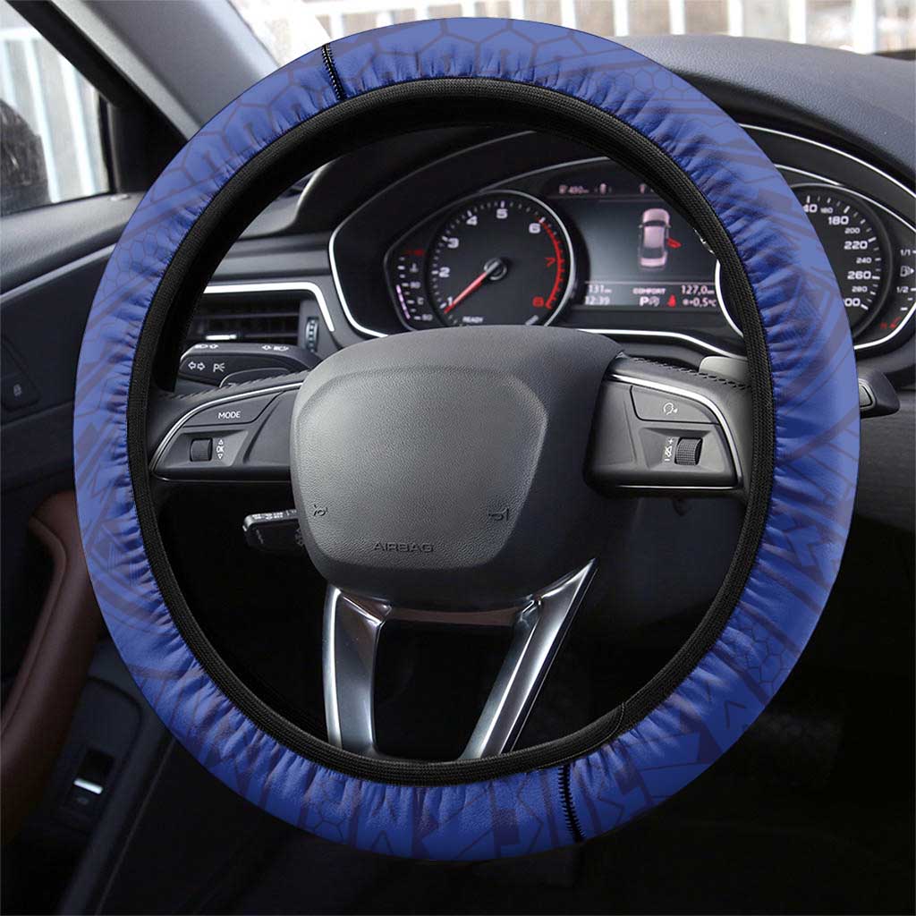 Samoana High School Steering Wheel Cover Polynesian Tribal Shark LT05 - Polynesian Pride