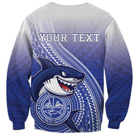 Personalized Samoana High School Sweatshirt Polynesian Tribal Shark LT05 - Polynesian Pride