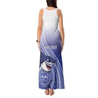 Personalized Samoana High School Tank Maxi Dress Polynesian Tribal Shark LT05 - Polynesian Pride