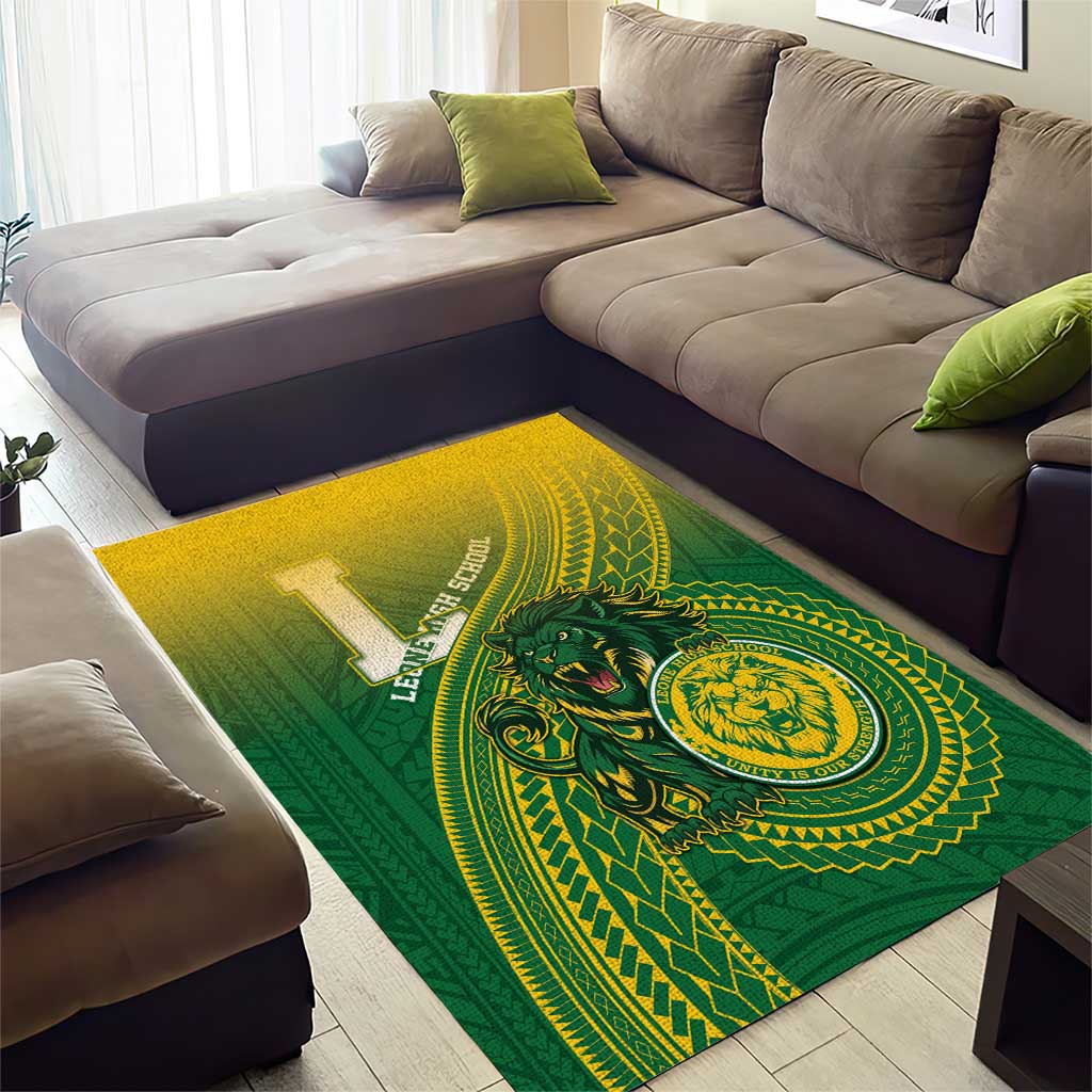 Leone High School Area Rug Leone Lion