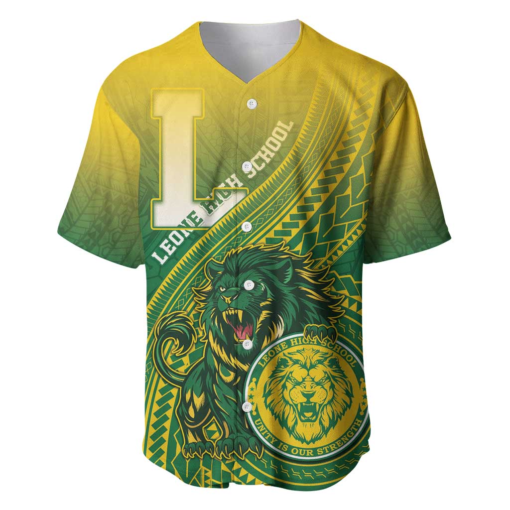 Personalized Leone High School Baseball Jersey Leone Lion