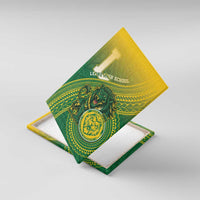 Leone High School Canvas Wall Art Leone Lion LT05 With Frame Green - Polynesian Pride
