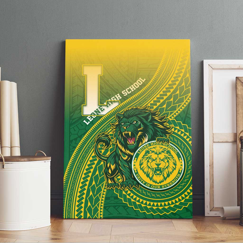 Leone High School Canvas Wall Art Leone Lion LT05 - Polynesian Pride