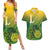 Personalized Leone High School Couples Matching Summer Maxi Dress and Hawaiian Shirt Leone Lion