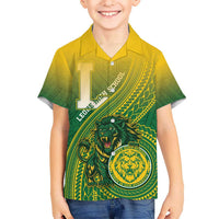 Personalized Leone High School Hawaiian Shirt Leone Lion LT05 - Polynesian Pride