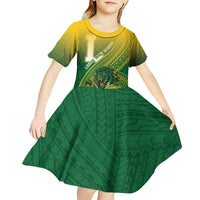 Personalized Leone High School Kid Short Sleeve Dress Leone Lion